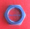 RPC® R82103 AN -8 Aluminum Bulkhead Nut, Anodized Blue, Each