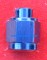 RPC® R83740 AN -6 Aluminum Female Cap, Anodized Blue, Each