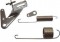 RPC R6055 Stainless Steel Throttle Cable Bracket, Dual Springs Sprint Set, Price Per Set