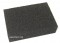 TOOL BENCH® Medium/Fine Grit Sanding Sponge, Black, 2.7" X 3.94" X 1", Each