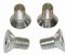 RPC® Water Pump Pulley Zinc Steel Bolt Kit For SB & BB Chevy LWP Aluminum Pulleys, Price Per Kit of 4 Bolts