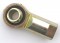 3/8" Steering Rod End Ball Joint, Lubricated Yellow Metal w/Plastic, Each