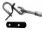 TIE DOWN SAFETY "S" HOOK SAFETY CHAIN KEEPERS (1 PAIR)